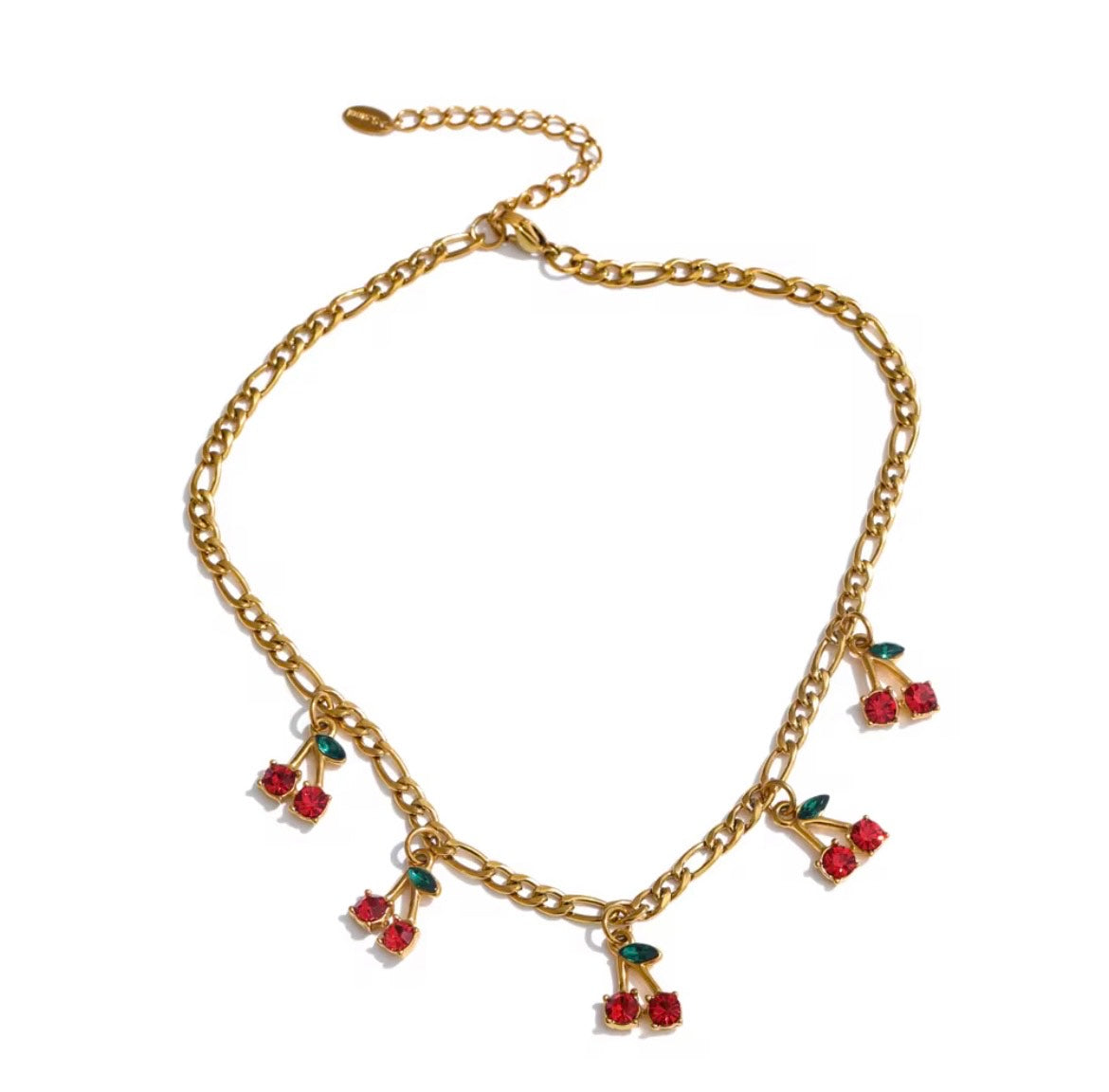 Cherry Drops Choker Necklace