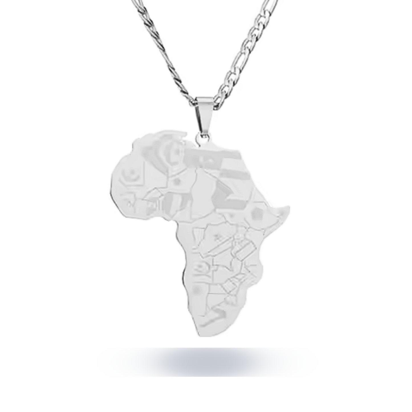 Africa Map Necklace