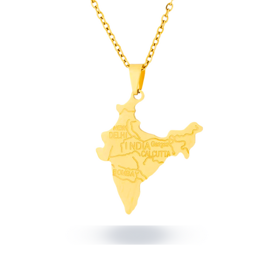 India Map Necklace